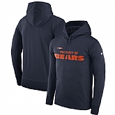 Men's Chicago Bears Nike Property Of Performance Pullover Hoodie Navy,baseball caps,new era cap wholesale,wholesale hats